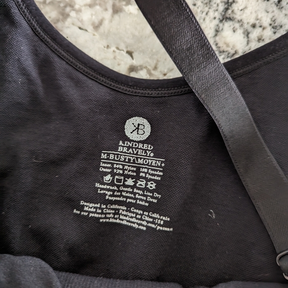 Kindred Bravely Sublime Black Medium Busty Pumping and Nursing Bra - Picture 2 of 5